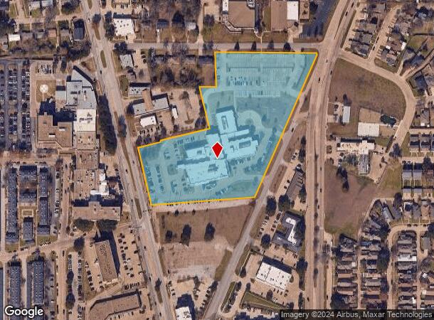  1024 N Galloway Ave, Mesquite, TX Parcel Map