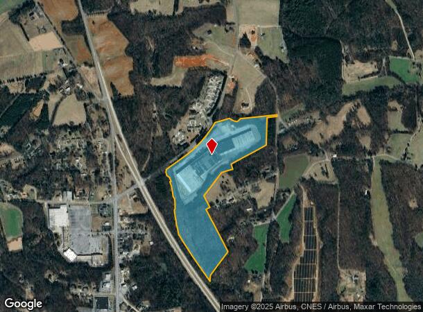 4109 Poplar Springs Rd, Elkin, NC Parcel Map