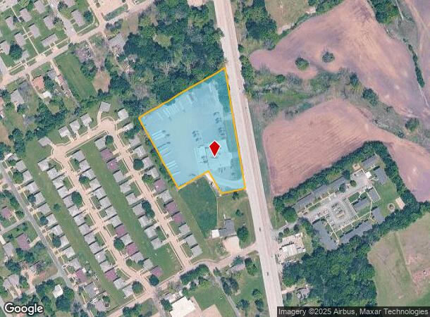 2101 N Kaufman St, Ennis, TX Parcel Map