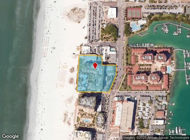  500 Mandalay Ave, Clearwater Beach, FL Parcel Map