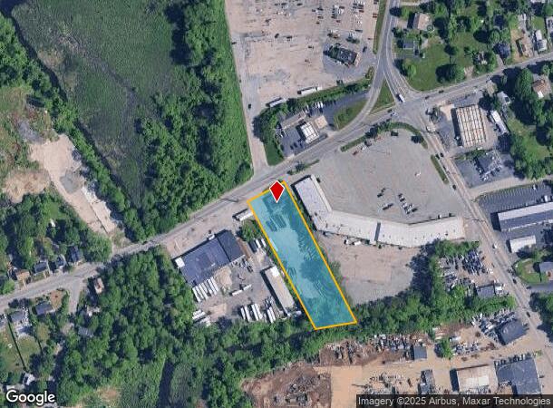  205 E Ashland St, Brockton, MA Parcel Map