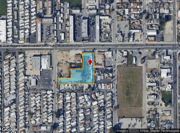  1201 W Florida Ave, Hemet, CA Parcel Map