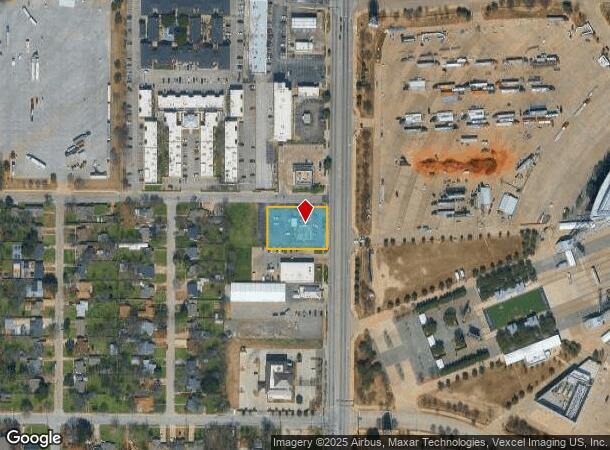  826 N Collins St, Arlington, TX Parcel Map