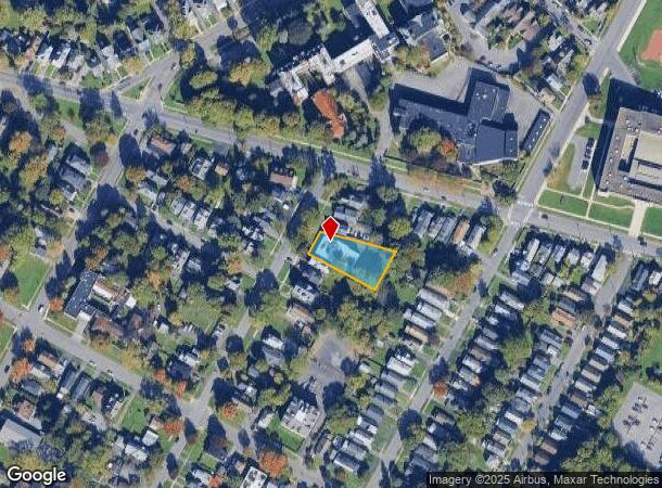  1030 Danforth St, Syracuse, NY Parcel Map