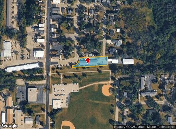 128 Elm St, Dousman, WI Parcel Map