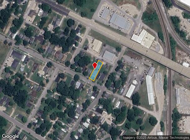  1023 1St St, Henderson, KY Parcel Map