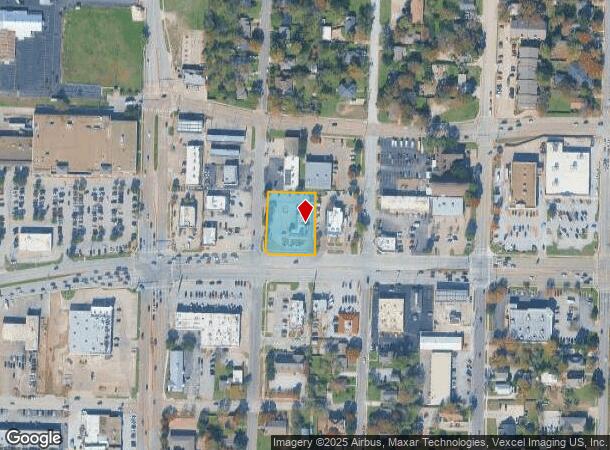 328 W University Dr, Denton, TX Parcel Map