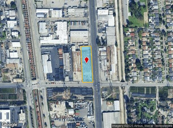  1515 S Santa Fe Ave, Compton, CA Parcel Map