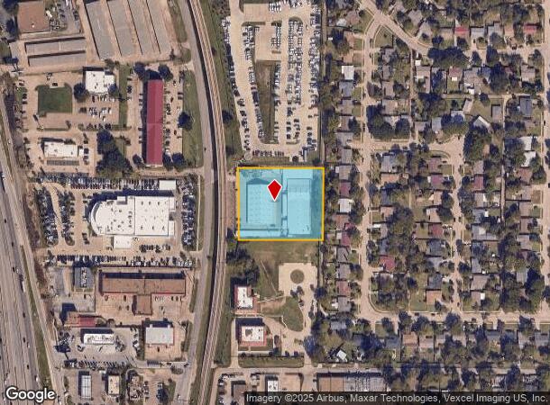 1729 S Broadway St, Carrollton, TX Parcel Map