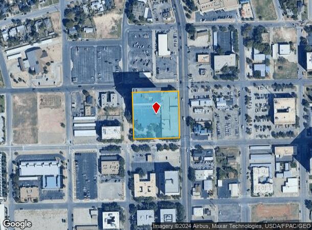  600 N Marienfeld St, Midland, TX Parcel Map