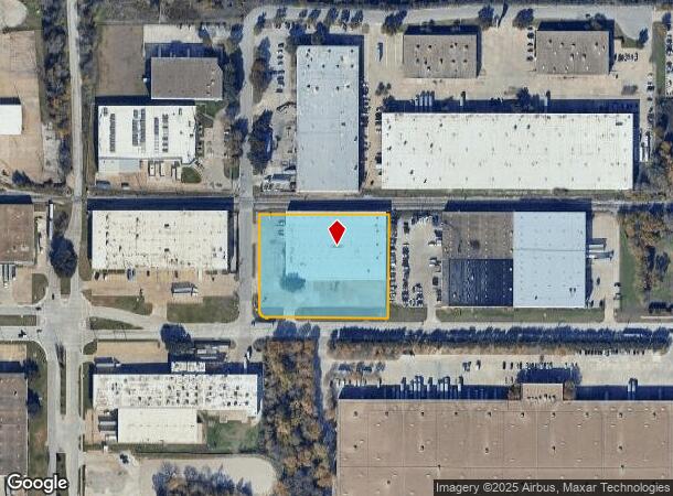  3703 Avenue E E, Arlington, TX Parcel Map