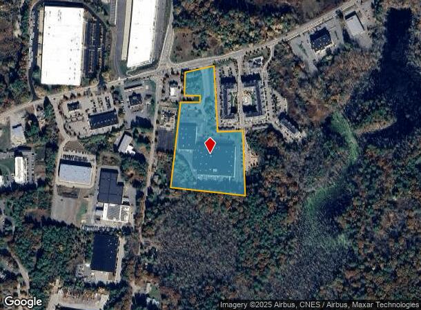 1376 W Central St, Franklin, MA Parcel Map