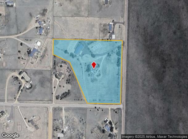  6160 Murr Rd, Peyton, CO Parcel Map