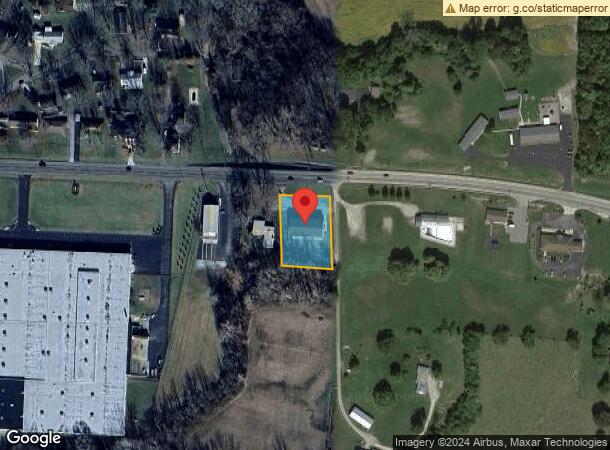  595 E Main St, Hagerstown, IN Parcel Map