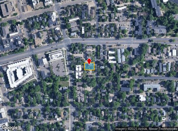  1725 18Th St, Boulder, CO Parcel Map