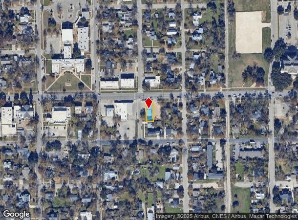  702 E University Ave, Georgetown, TX Parcel Map