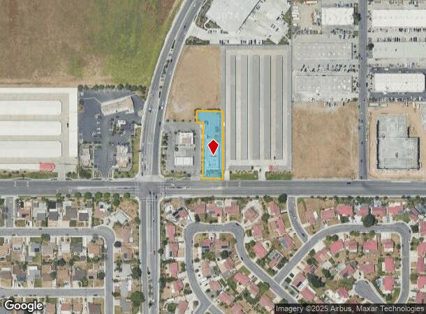  1244 W Base Line Rd, Rialto, CA Parcel Map