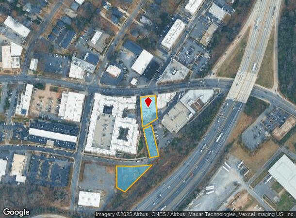 1307 W Morehead St, Charlotte, NC Parcel Map