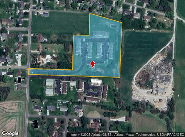 600 Plainfield Rd, West Lafayette, OH Parcel Map