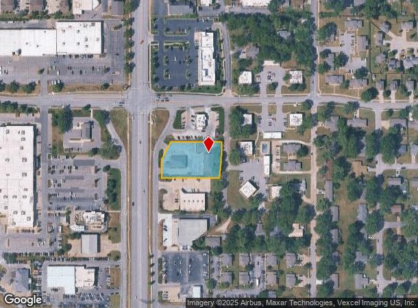  2710 Iowa St, Lawrence, KS Parcel Map