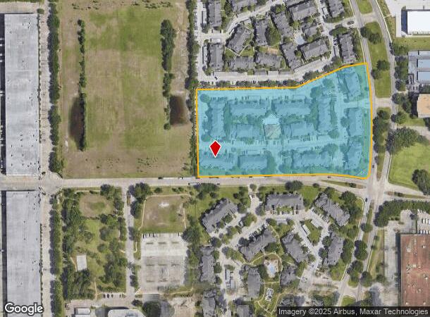  7550 Wilshire Place Dr, Houston, TX Parcel Map