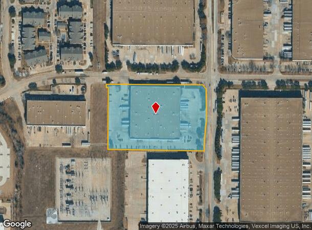  3900 New York Ave, Arlington, TX Parcel Map