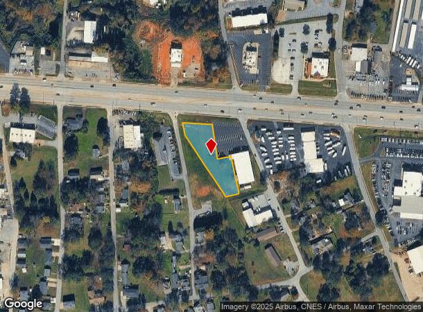  14525 E Wade Hampton Blvd, Greer, SC Parcel Map