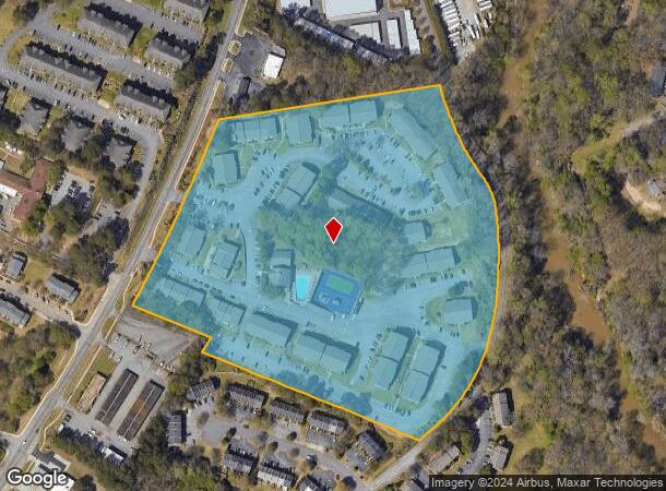  195 Epps Bridge Rd, Athens, GA Parcel Map