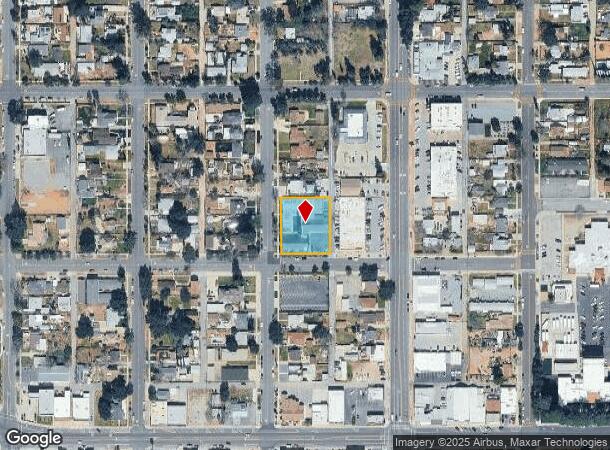 708 Euclid Ave, Beaumont, CA Parcel Map