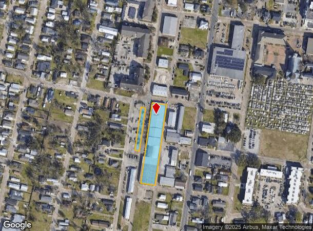 605 Barataria Ave, Houma, LA Parcel Map