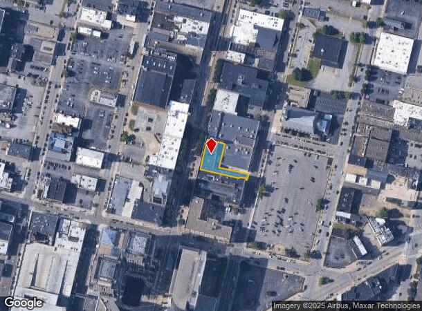  625 Main St, Buffalo, NY Parcel Map