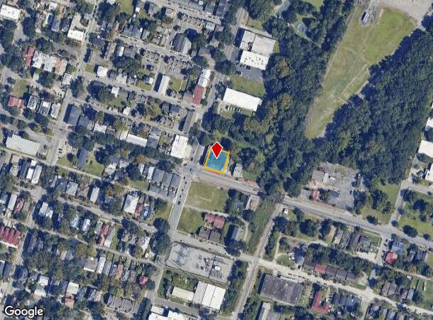  718 E Broad St, Savannah, GA Parcel Map