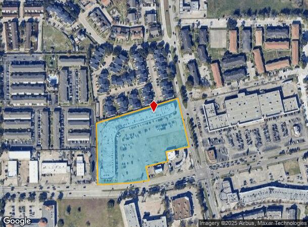  8200 Wilcrest Dr, Houston, TX Parcel Map