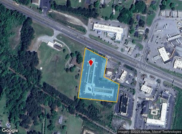 1207 W Atlantic St, Emporia, VA Parcel Map
