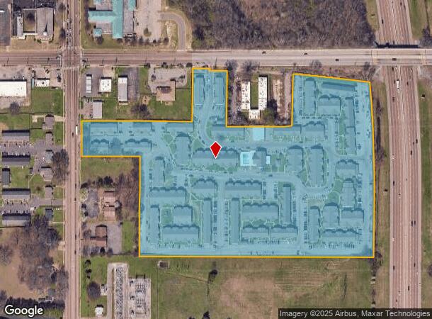 1791 E Raines Rd, Memphis, TN Parcel Map