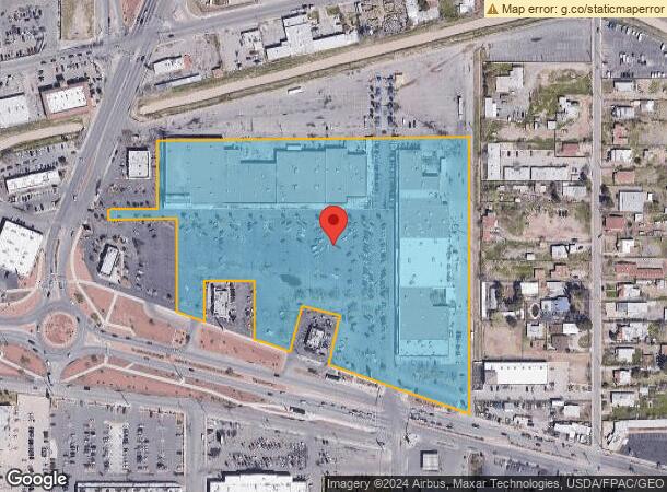  5507 Alameda Ave, El Paso, TX Parcel Map