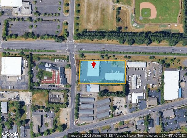  1206 Franz St Se, Lacey, WA Parcel Map