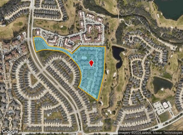  5960 Travertine Ln, Fort Worth, TX Parcel Map