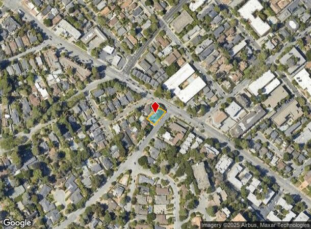  4 W Santa Inez Ave, San Mateo, CA Parcel Map