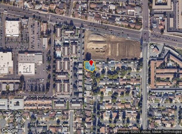  2421 E Powhatan Ave, Anaheim, CA Parcel Map