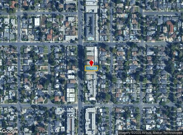  5740 Hazeltine Ave, Van Nuys, CA Parcel Map