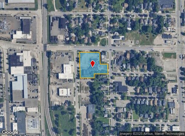 110 Hall St Sw, Grand Rapids, MI Parcel Map