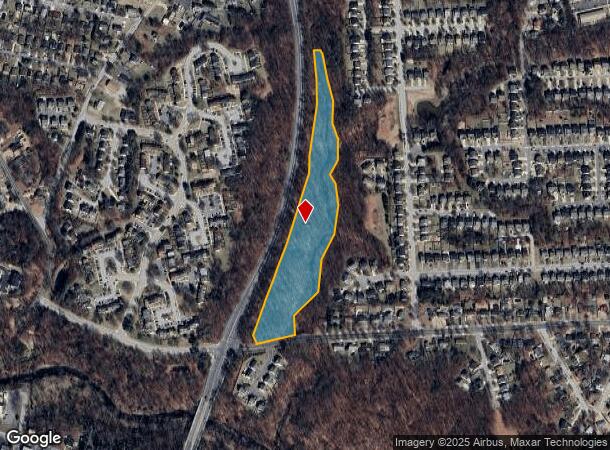 9726 Baltimore Ave, Laurel, MD Parcel Map