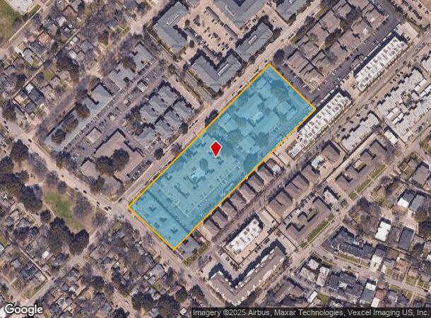  3136 Hudnall St, Dallas, TX Parcel Map