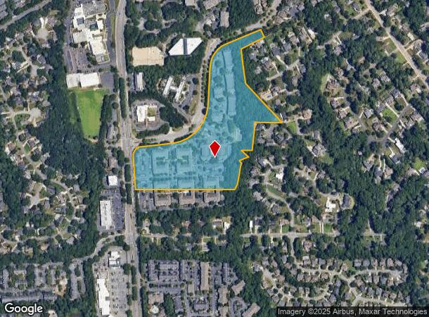  4867 Ashford Dunwoody Rd, Atlanta, GA Parcel Map