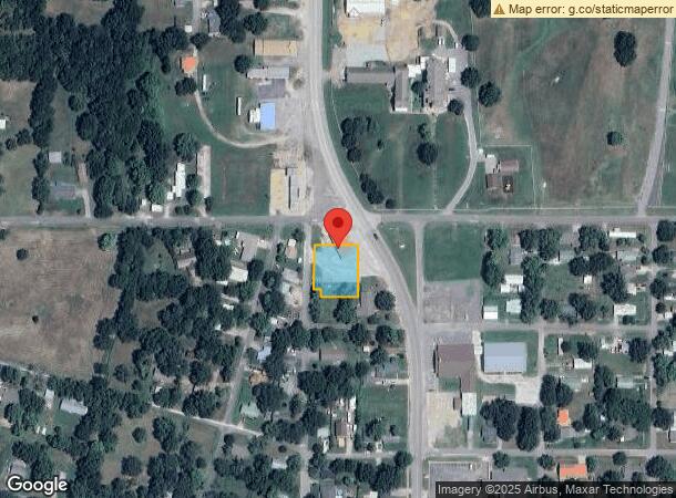  722 N Broadway St, Checotah, OK Parcel Map