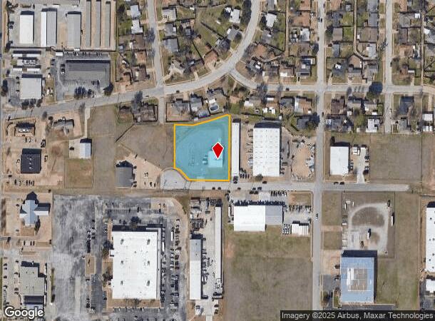 1416 Twin Oaks St, Wichita Falls, TX Parcel Map