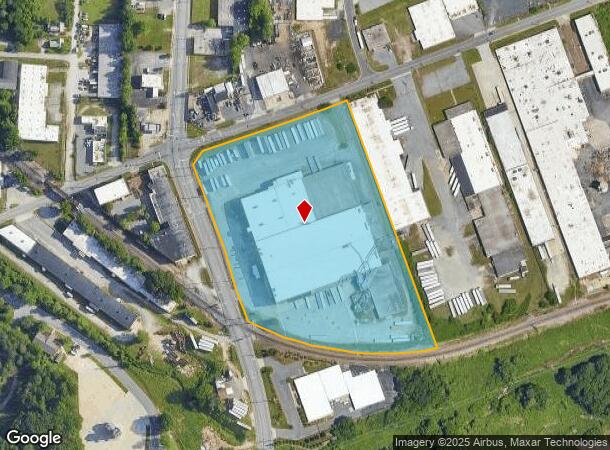  741 W Ward Ave, High Point, NC Parcel Map