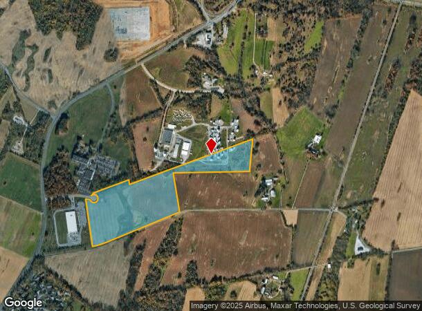 17415 Progress Way, Hagerstown, MD Parcel Map