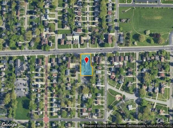  1127 Copley Rd, Akron, OH Parcel Map